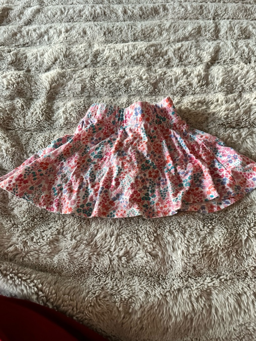 Hatley Pink Floral Circle Skirt